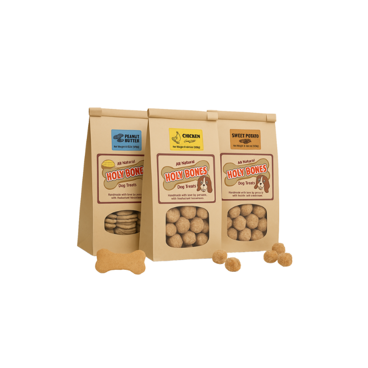 3-pack of BONES OR BITS: You pick the types and flavors