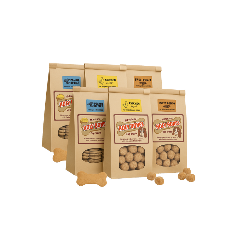 6-pack of BONES OR BITS: You pick the types and flavors