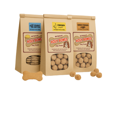 3-pack of BONES OR BITS: You pick the types and flavors
