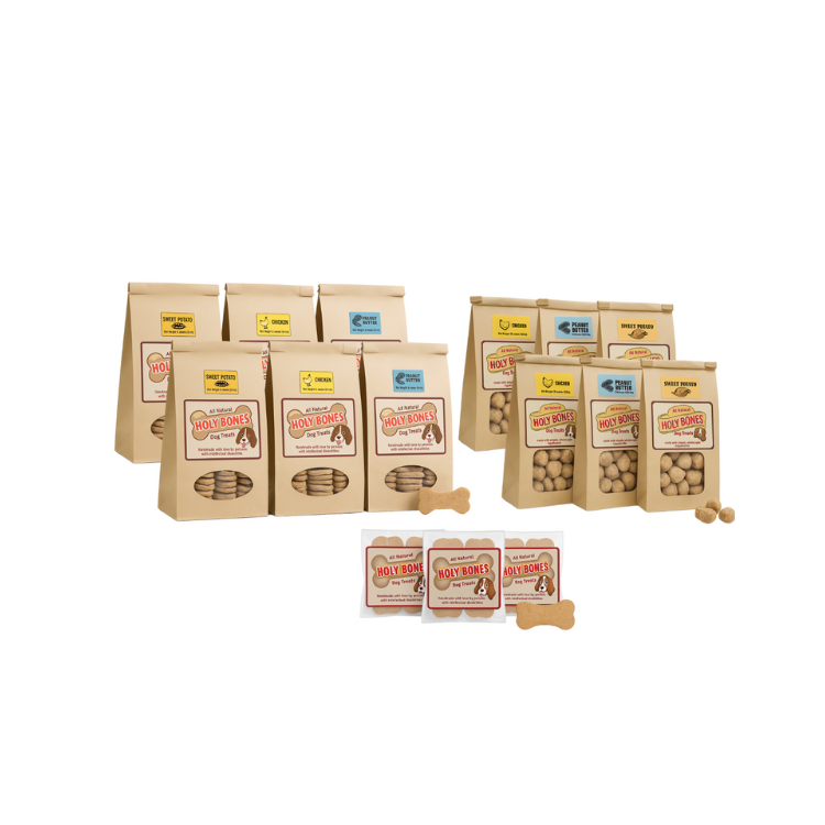 12 Bags of Bones and Bits - mixed flavors