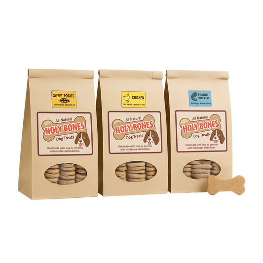 3 Bags of Bones - one of each flavor