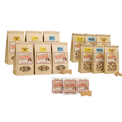 12 Bags of Bones and Bits - mixed flavors